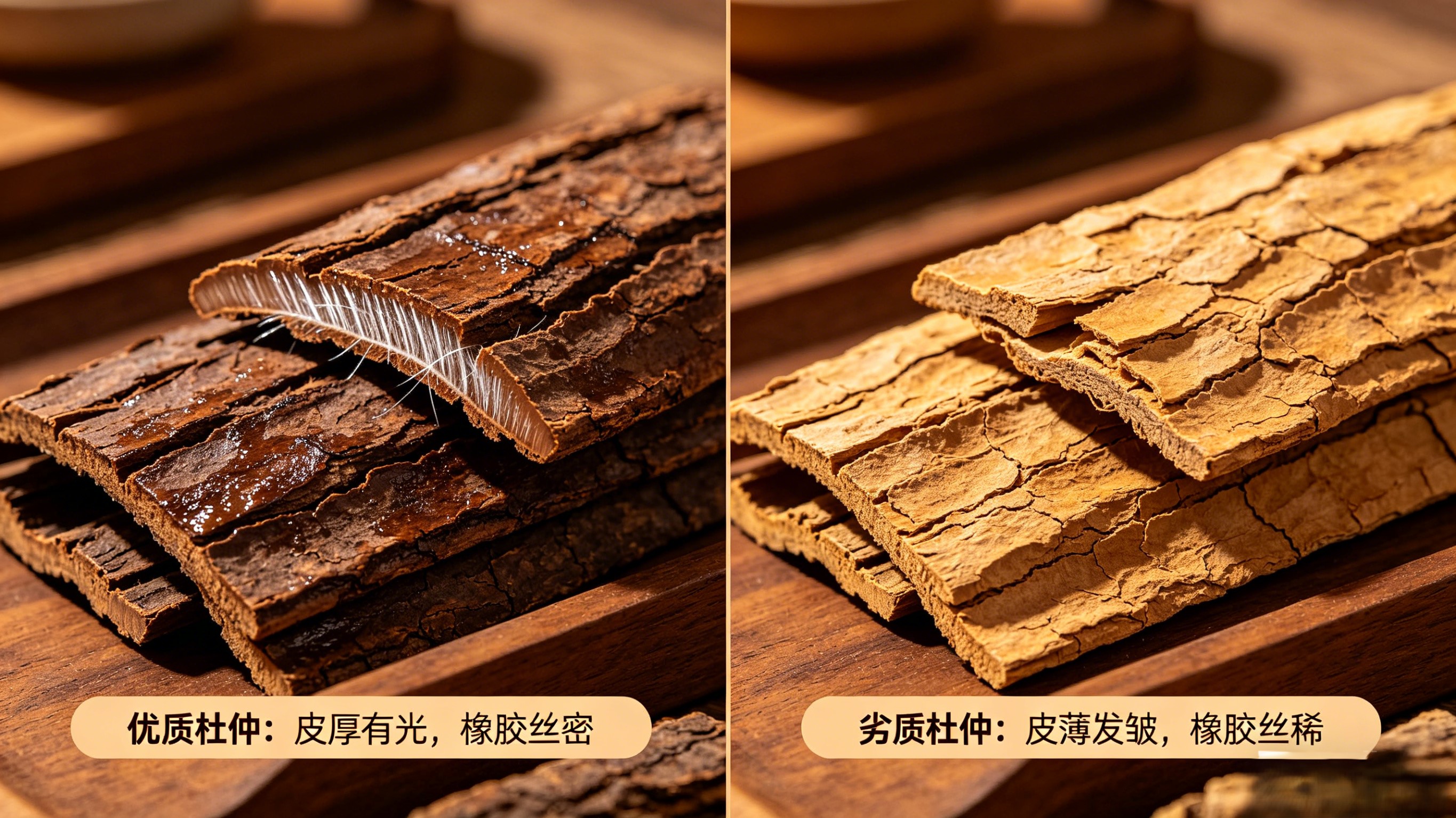 杜仲真假辨别